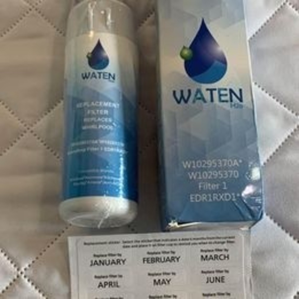 Waten H2o Filter 1 Refrigerator Replacement Water Filter New W10295370 EDR1RXD1